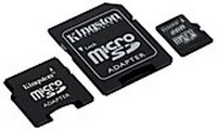   4Gb   microSDHC Kingston MicroSD (SDC4/4GB-2ADP) +   Retail