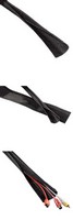     Cloth Tube Easy Flexwrap for Cables, 1.8 m, black