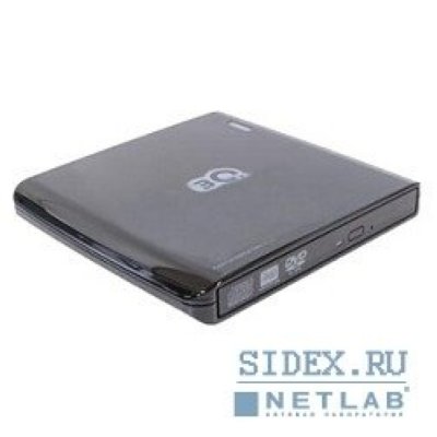     3Q Glaze 2 DVD RW Slim External (3QODD-T115U-EB08), USB 2.0, Black (RTL)