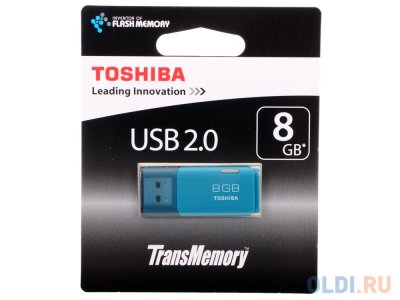     8GB USB Drive (USB 2.0) Toshiba Hayabusa blue (THNU08HAYAQA(6)