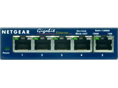    Netgear GS105E-200PES  5  10/100/1000Mbps