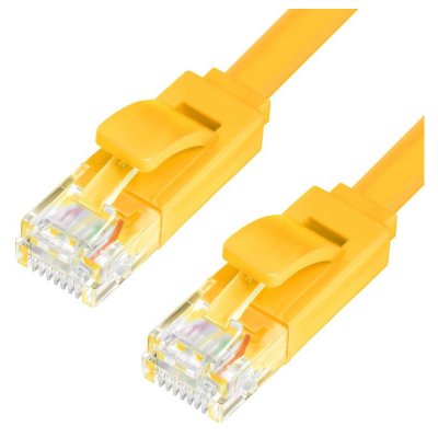     Greenconnect Premium UTP 30AWG cat.6 RJ45 T568B 0.2m Yellow GCR-LNC622-0.2m