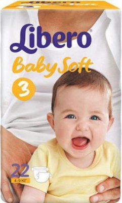   Libero  "Premium Baby Soft" Eco Teck Mini Pack 4-9  (22 ) 7322540556421