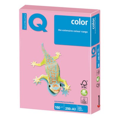   IQ Color A3 160g/m2 250  Pastel Pink PI25 110814