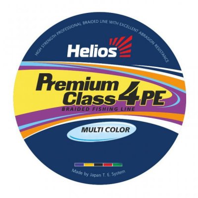     Helios Premium Class 4 PE Braid 0.20mm 135m Multicolor HS-4PFM-20/135 M
