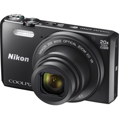    Nikon CoolPix S7000  16Mpix Zoom20x 3" 1080p 20Mb SDXC CMOS IS opt 2minF HDMI/WiFi/