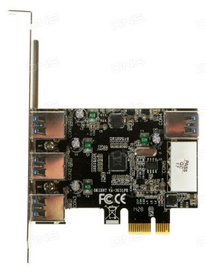    Orient VA-3U31PE ( VA-3U31PE ) PCIe to 3 port ext, 1 port int USB 3.0,  