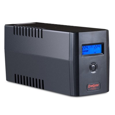     ExeGate Power Smart ULB-400 LCD 400VA Black 212512