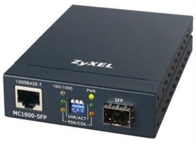   ZyXEL MC1000-SFP-FP  Media Converter 1000Base-T to SFP slot