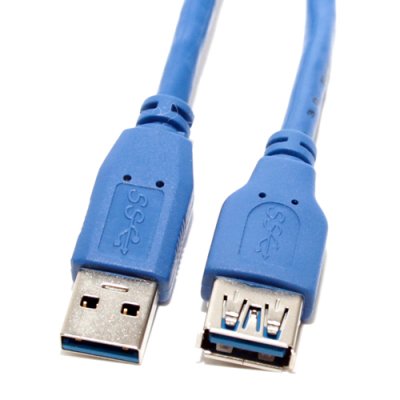     USB 3.0 (AM) -) USB3.0 (AF), 1.0m, 5bites (UC3011-010F)