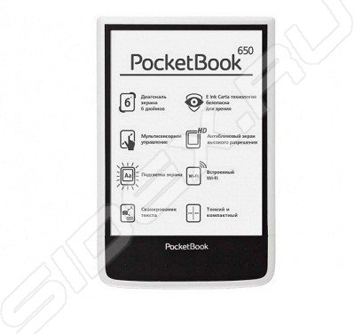     PocketBook 650 (Emerald) (6",mono,,1024x758,4Gb, FB2/PDF/DJVU/EPUB/DOC/TCR/JP