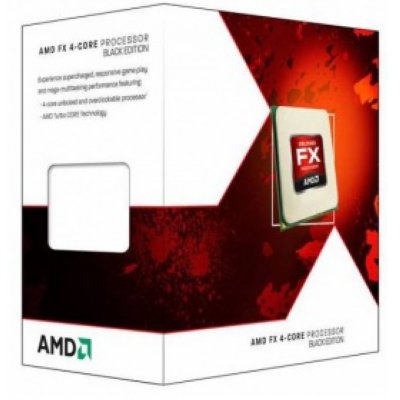    AMD Fx-4300 Box Black Edition (Fd4300W) 3.8 Ghz/4Core/ 4+4Mb/95W/5200 Mhz Socket Am3+