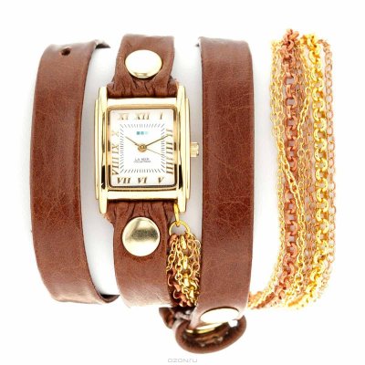      La Mer Collections "Chain Sunset Gold Brown". LMMULTICW1018