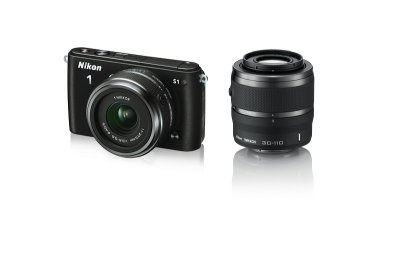    Nikon 1 S1 Kit 11-27.5 mm F/3.5-5.6, 30-110 mm F/3.8-5.6 VR Black