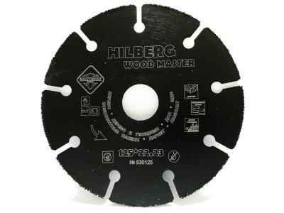    Trio Diamond Hilberg Super Wood 530125  125x22.23mm