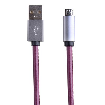     Activ USB - micro USB Leather Violet-Grey 51592