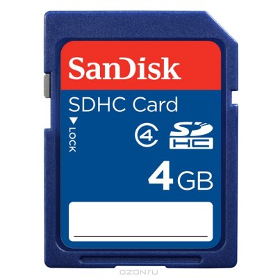     SD 4Gb SanDisk (SDSDB-004G-B35) SDHC Class 4