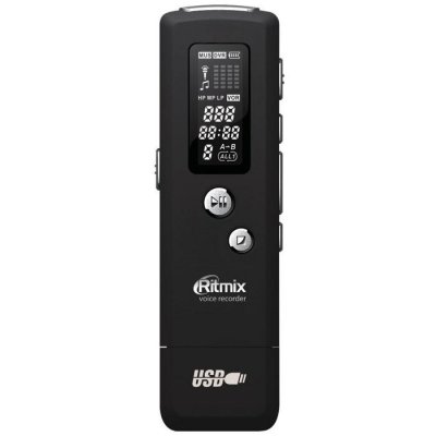 Товар почтой Диктофон цифровой Ritmix RR-650 8Gb (черный)