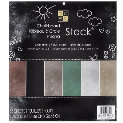       "Chalkboard Stack", 36 