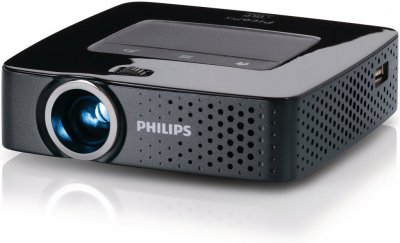    Philips PPX3610 (RGB LED, SVGA 854x480, 100 ANSI, 1000:1, Lamp: 30000 hrs, 4 Gb,   3