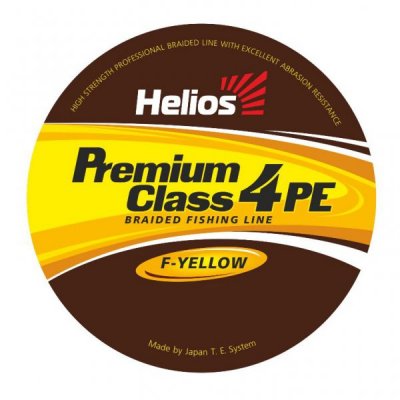     Helios Premium Class 4 PE Braid 0.23mm 92m Fluorescent Yellow HS-4PFY-23/92 Y