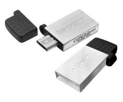    Transcend (TS8GJF380S) JetFlash 380S USB2.0/USB micro-B OTG Flash Drive 8Gb (RTL)