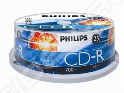    CD-R Philips 700Mb 52x Bulk (25 )