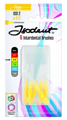    Isodent   fine brushes,   