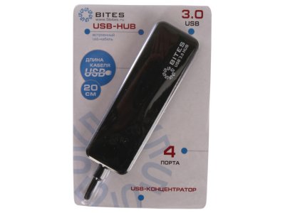    USB 5bites 4xUSB 3.0 HB34-310BK Black