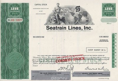     "Seatrain Lines, Inc.   ()". , 1970 