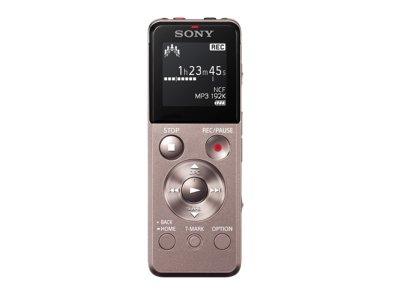 Товар почтой Диктофон Sony ICD-UX543 Диктофон 4 Гб, USB,аккум.батарея, коричнев