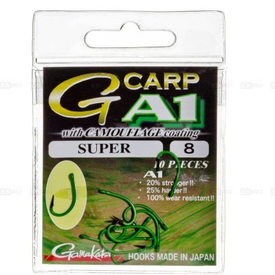    Gamakatsu A1 G-Carp Camou Green Super  50791920 8 10   