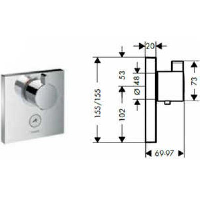   Hansgrohe Showerselect      highflow,  (15761000)