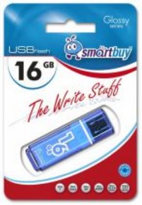   Smart Buy SB16GBGS-B Glossy series Blue  USB 2.0 16GB