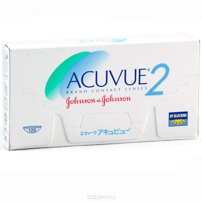   Johnson & Johnson   Acuvue 2 (6  / 8.7 / +2.25)