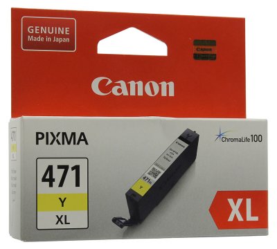    Canon CLI-471Y XL Yellow  MG5740/MG6840/MG7740 0349C001