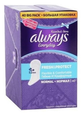   Always   Everyday Normal Fresh & Protect 40 .