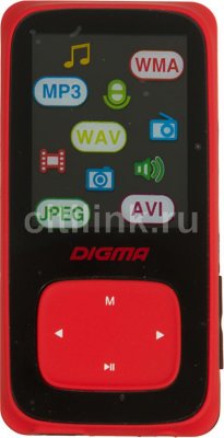    Flash Digma Cyber 2 8Gb  1.8" FM HedPh /FM/AVI/AMV/MP3/WMA/FLAC/OGG/APE/WAV/TF slot