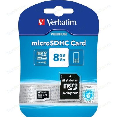   Verbatim microSD 8GB Class 10 (SD ) (44081)