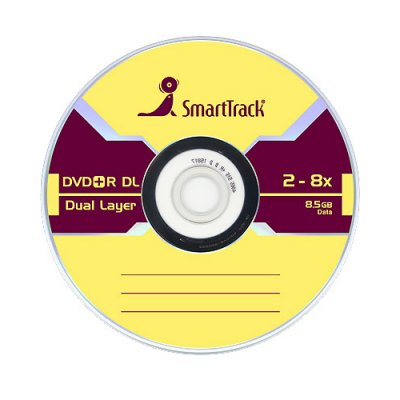   DVD+R Smart Track Dual Layer 8.5GB 8x Cake Box (10 .  .) (ST000781)