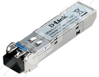    D-Link DEM-312GT2, 10, E1A 1000BASE-LX Multi-mode 2KM SFP Transceiver, support 3.3V power,