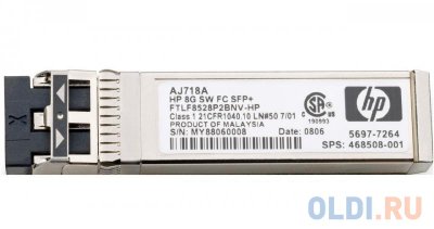     HP 8  Shortwave B-series Fibre Channel 1 Pack SFP+ AJ716B