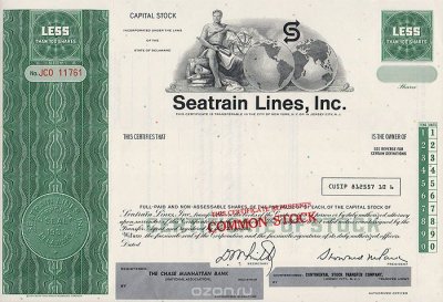     "Seatrain Lines, Inc.   ()". , 1970 