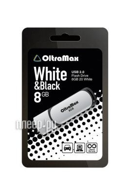    OltraMax USB Flash 8Gb - 20 White OM008GB20-W