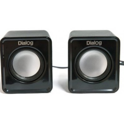    Dialog AC-02UP (Black-White) (2x3W,   USB)