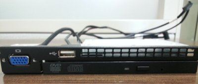   HP 818213-B21 DVD/USB Universal Media Bay (DVD-ROM, USB 2.0, and VGA) Kit for 8SFF DL360 Gen9