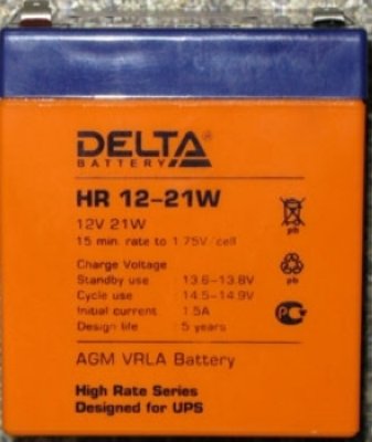     Delta HR 12-21W 12V 5Ah