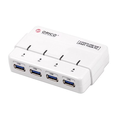   USB Orico H4928-U3-WH 4-Ports White
