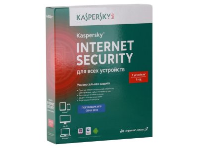     Kaspersky Internet Security Multi-Device Russian Edition 5Dt 1 year Base Box