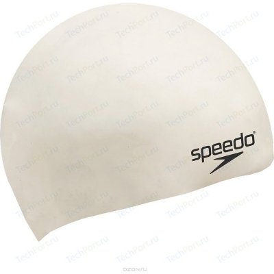      Speedo Plain Moulded Silicone Cap, .8-709840010-774
